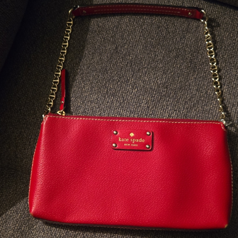 Kate Spade Cherry Red Chain Shoulder Bag
